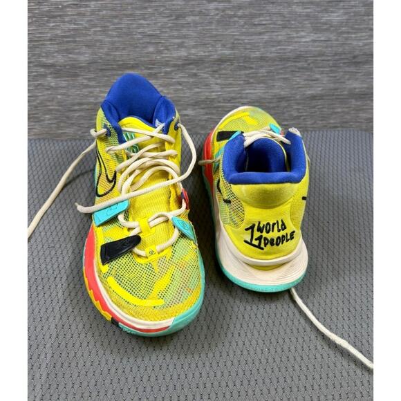 Nike Kyrie 7 1 World 1 People Yellow CQ9326-700 Men\'s Athletic Shoes Size 10 main image 9